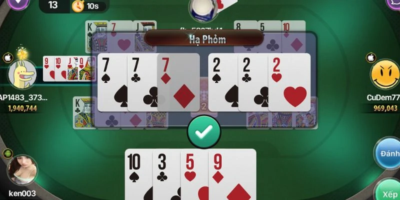 Cách xếp bài thông minh trong Tá Lả